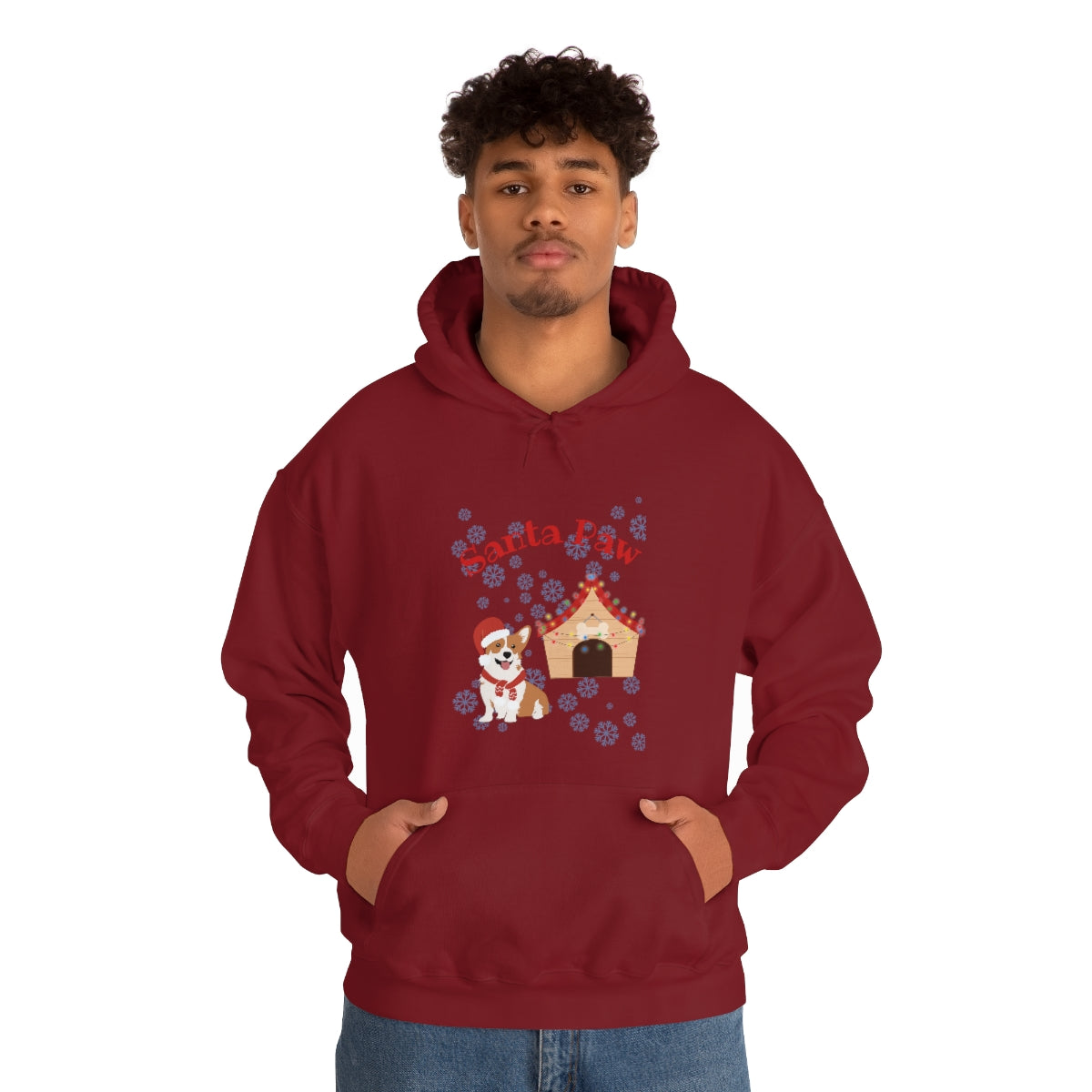 Santa Paw Unisex Heavy Blend™ Hooded Sweatshirt