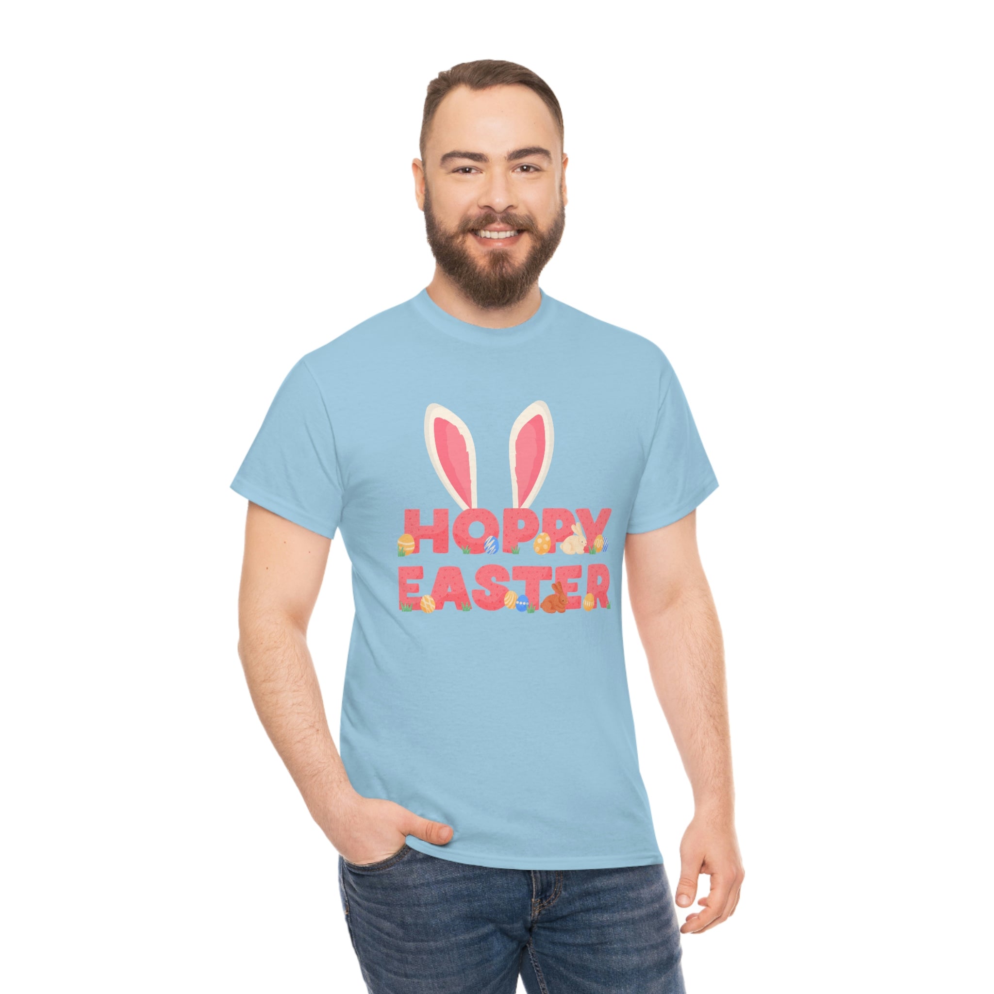 The Hoppy Easter Unisex Heavy Cotton Tee