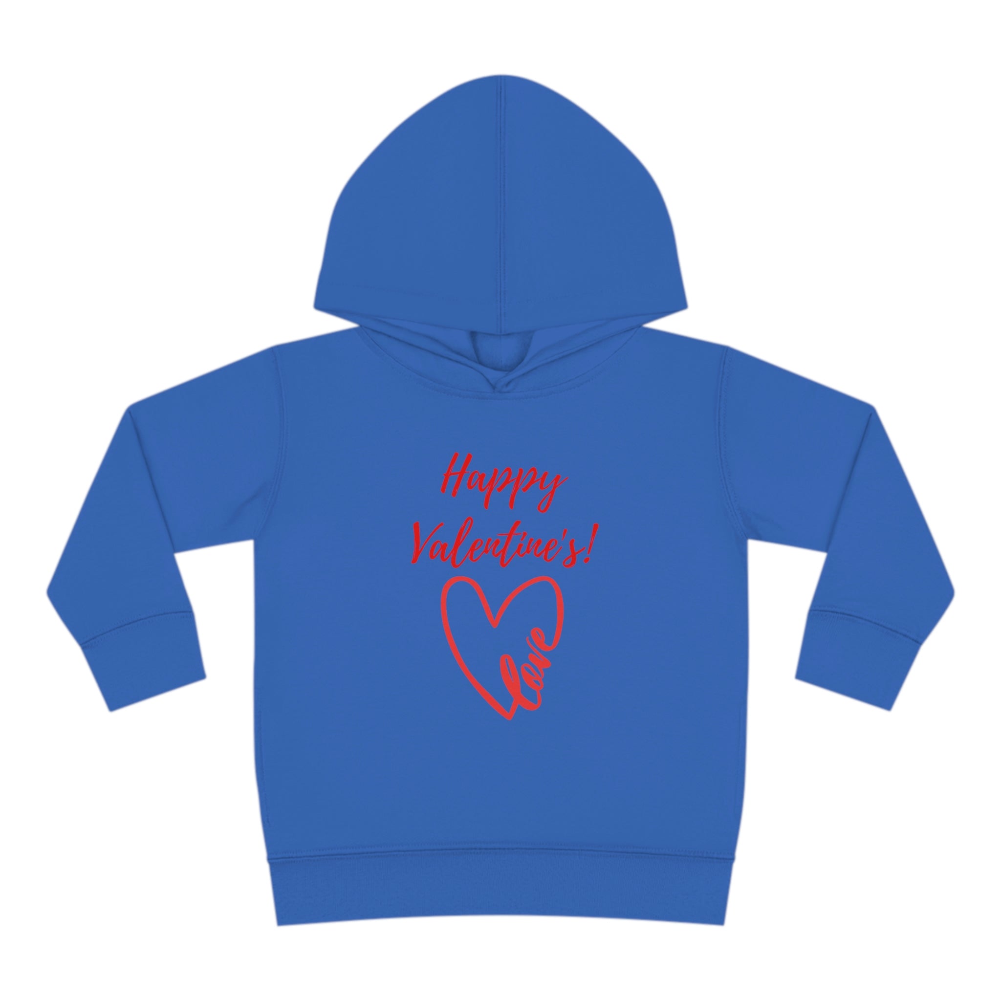 Happy Valentine's Love! Toddler Pullover Fleece Hoodie