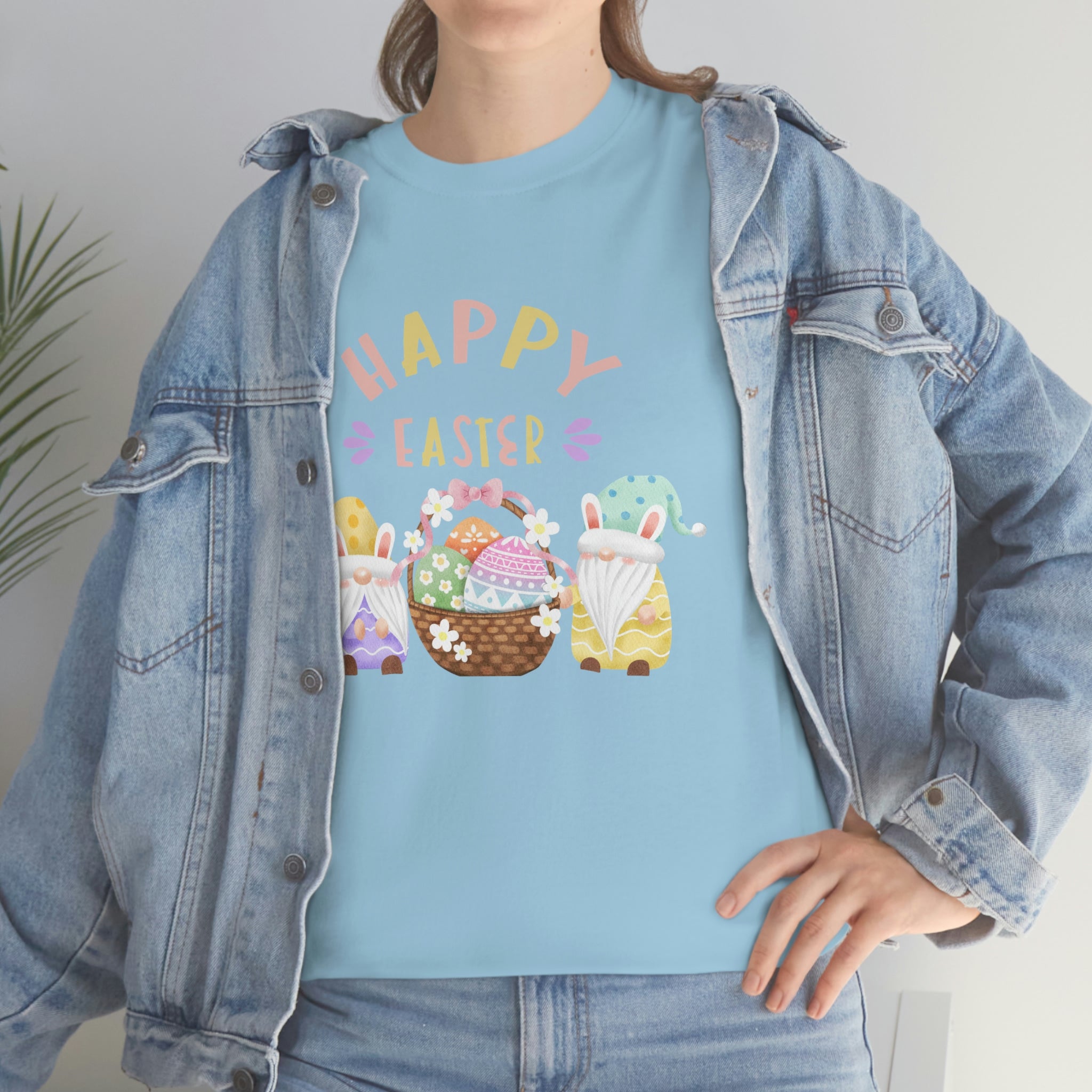 Happy Easter Gnome Unisex Heavy Cotton Tee