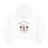 Gnomes Merry Christmas Crop Hoodie