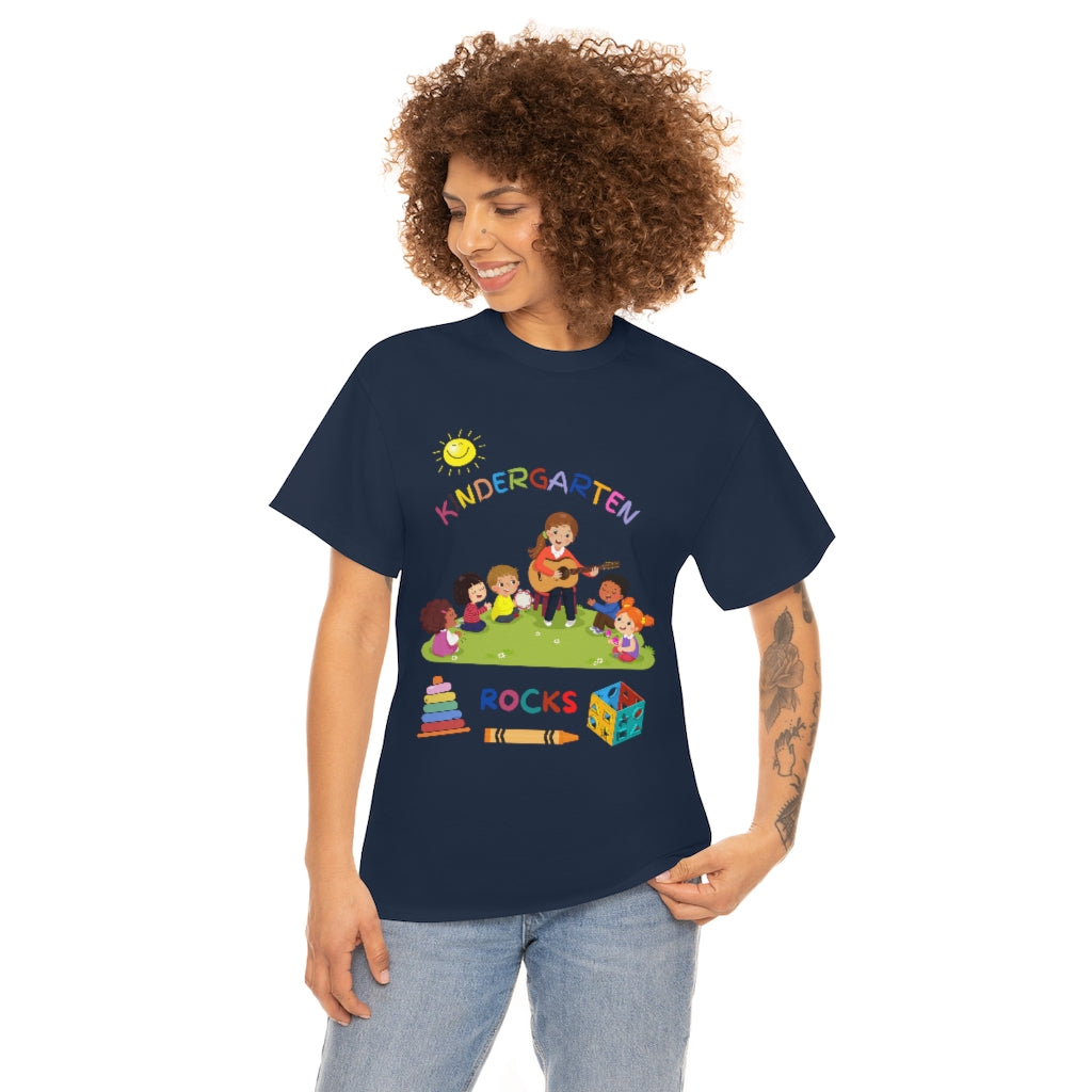 Kindergarten Rocks Unisex Heavy Cotton Tee