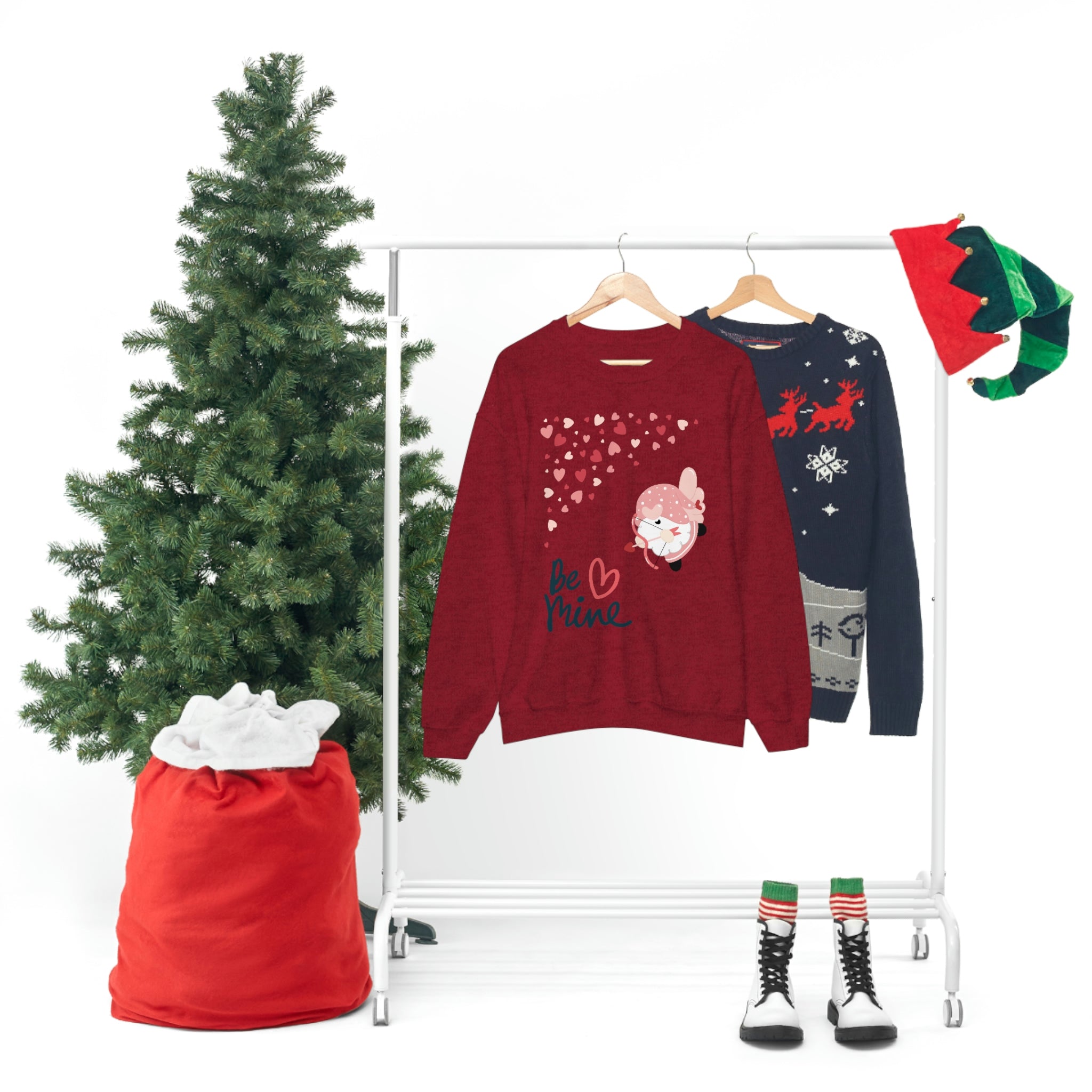 Be Mine Gnome!! Unisex Heavy Blend™ Crewneck Sweatshirt