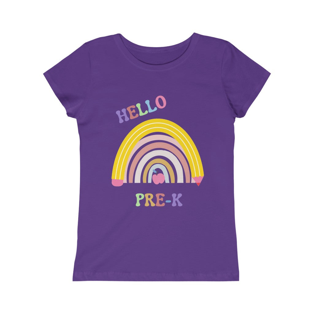 Hello Pre-K Girls Princess Tee