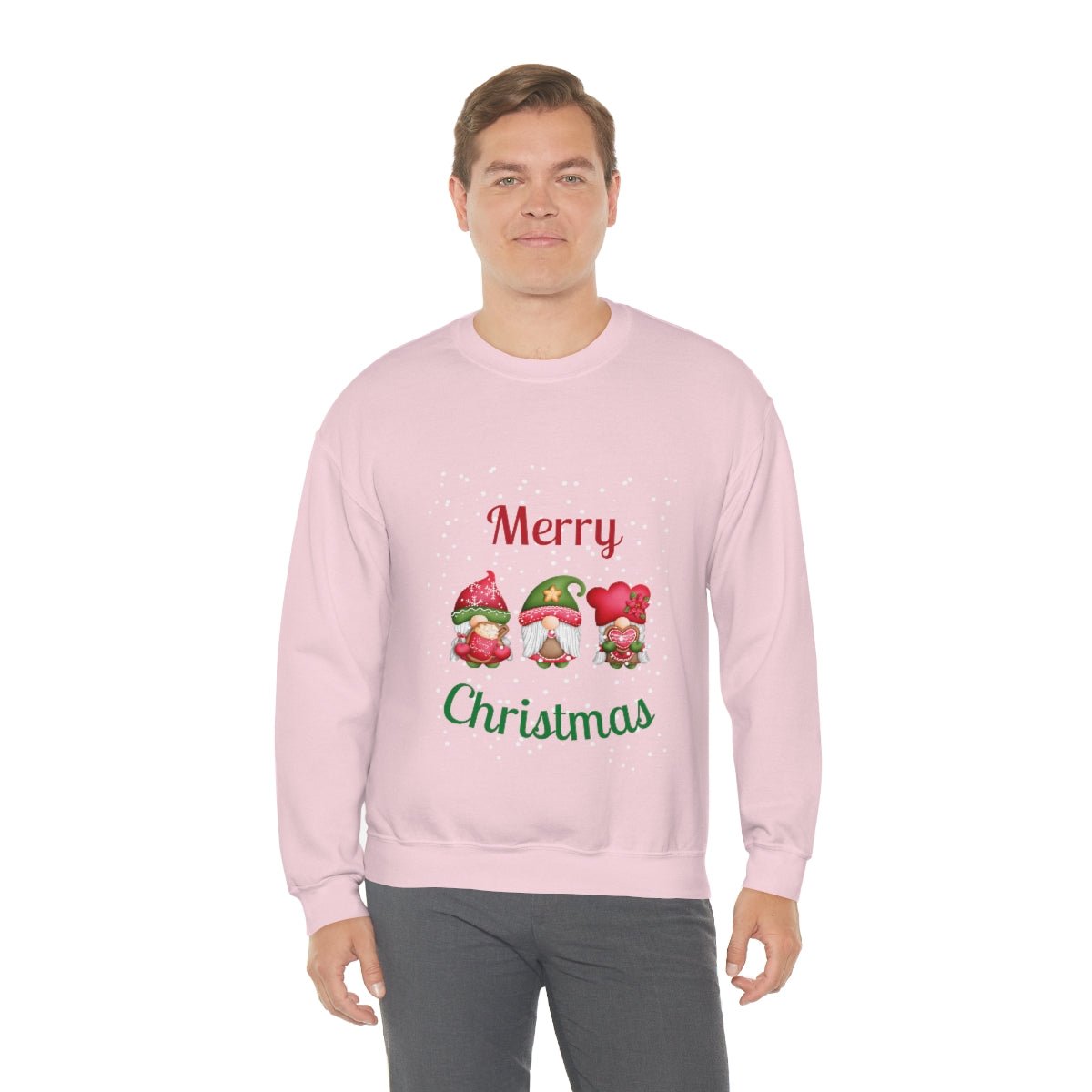 Three Gnomes Merry Christmas Unisex Heavy Blend™ Crewneck Sweatshirt