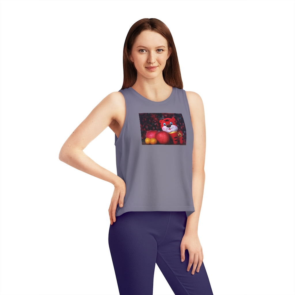 Tiger Women's  Dancer Cropped Tank Top