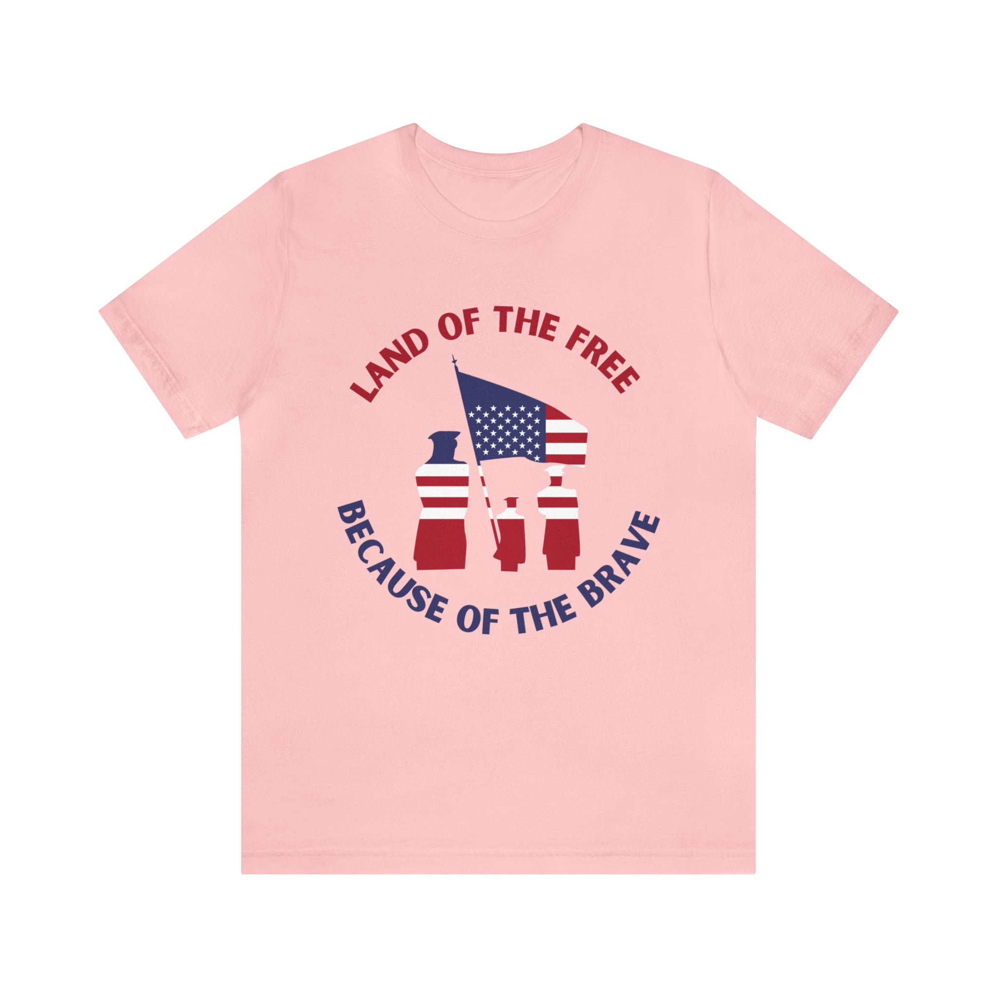 Memorial Day Land Of The Free Unisex Jersey Short Sleeve Tee