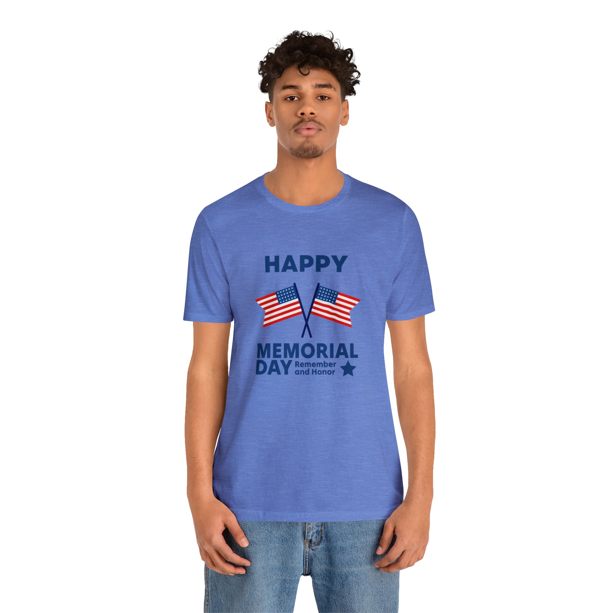 Happy Memorial Day Unisex Jersey Short Sleeve Tee