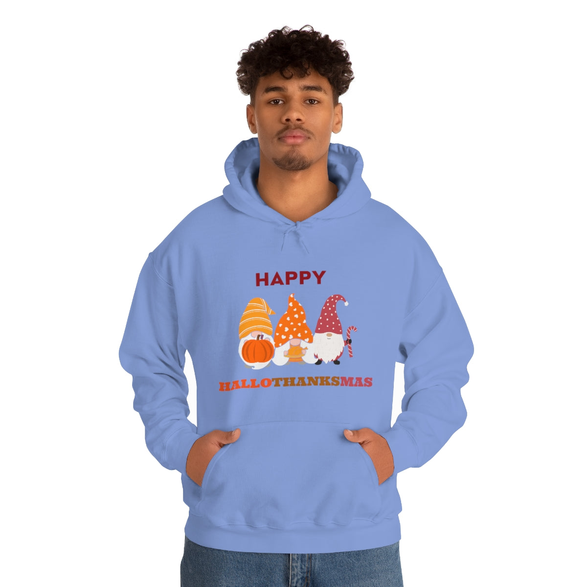 Happy Hallothanksmas Unisex Heavy Blend™ Hooded Sweatshirt