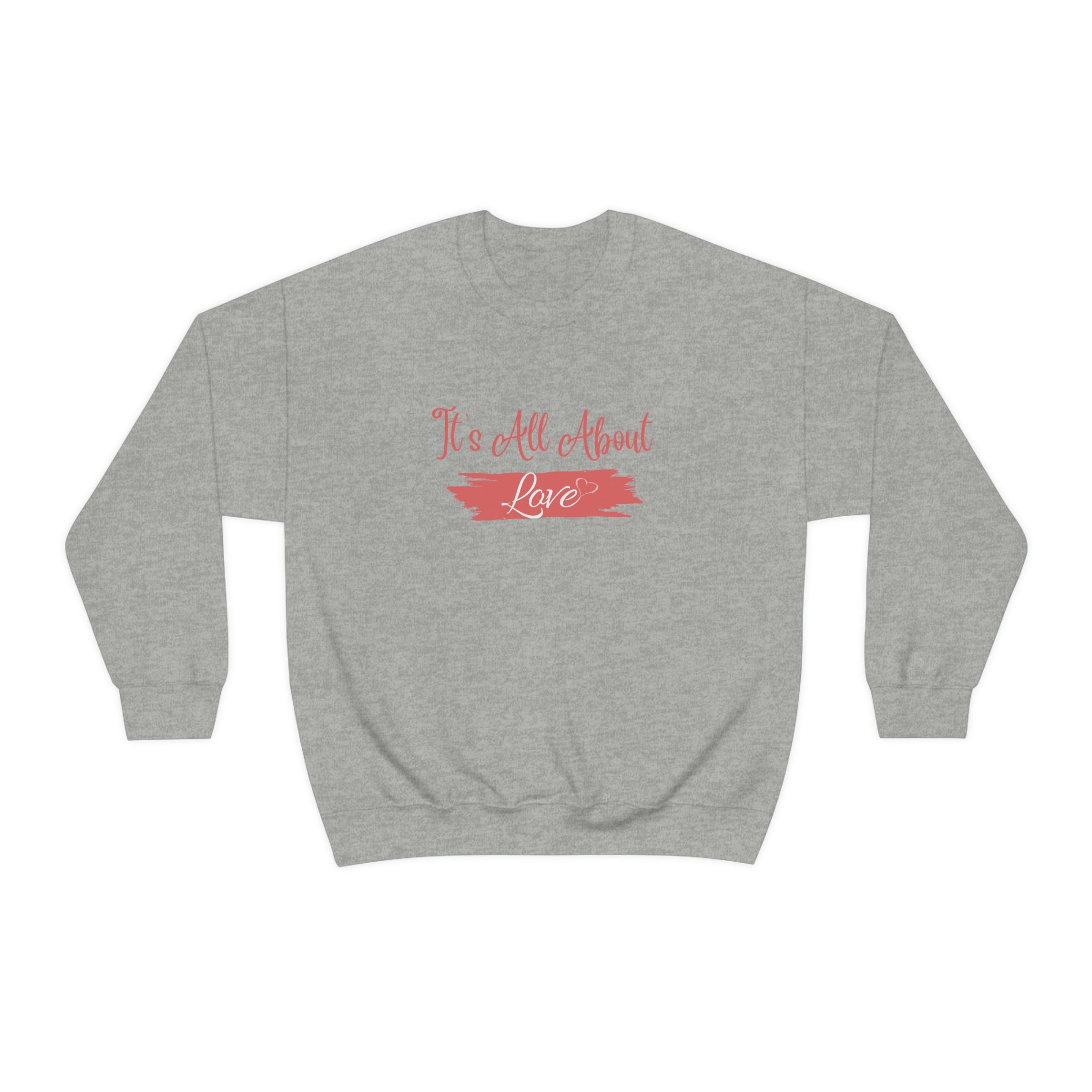 It's All About Love Unisex Heavy Blend™ Crewneck Sweatshirt