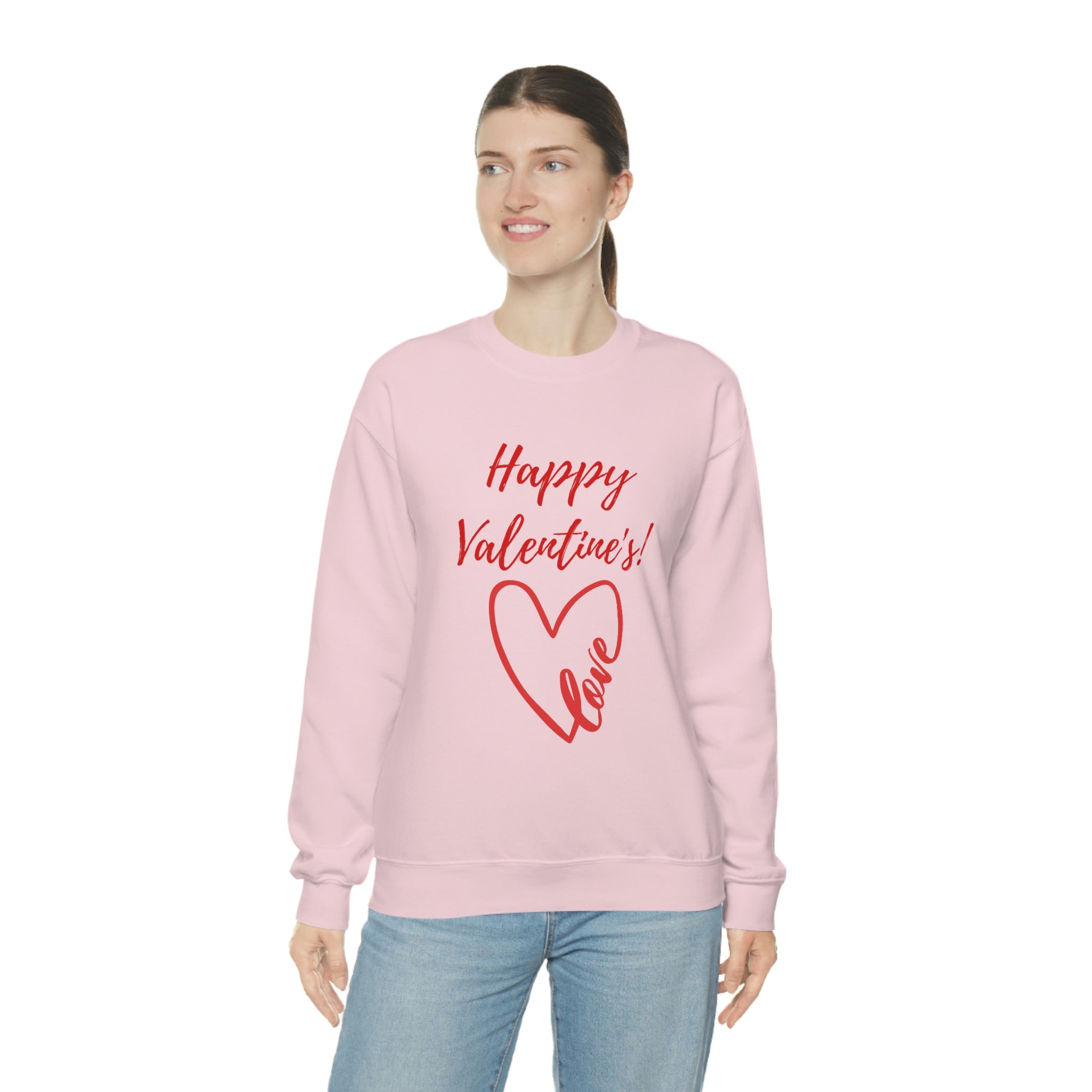 Happy Valentine's Love! Unisex Heavy Blend™ Crewneck Sweatshirt