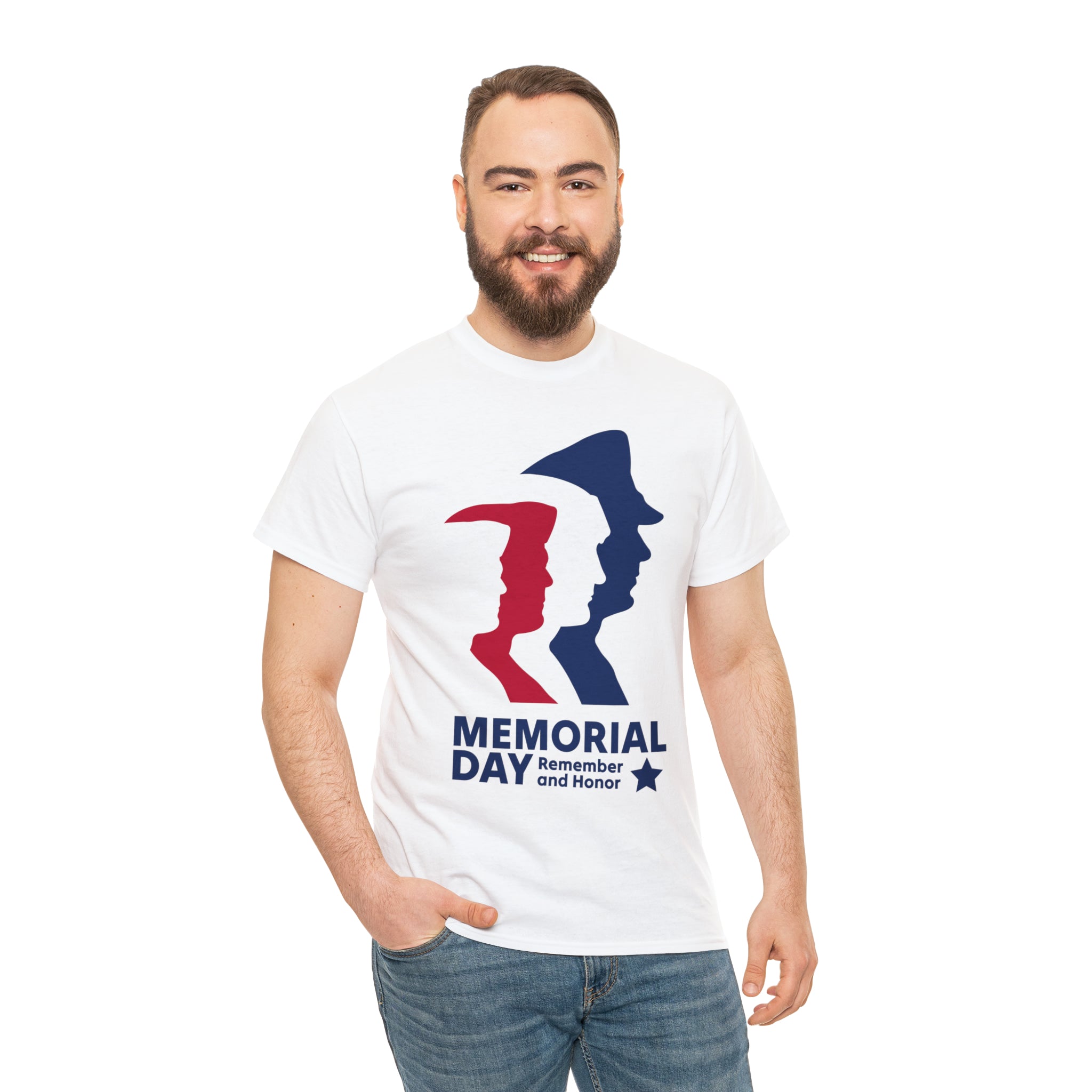 Memorial Day Heroes Unisex Heavy Cotton Tee