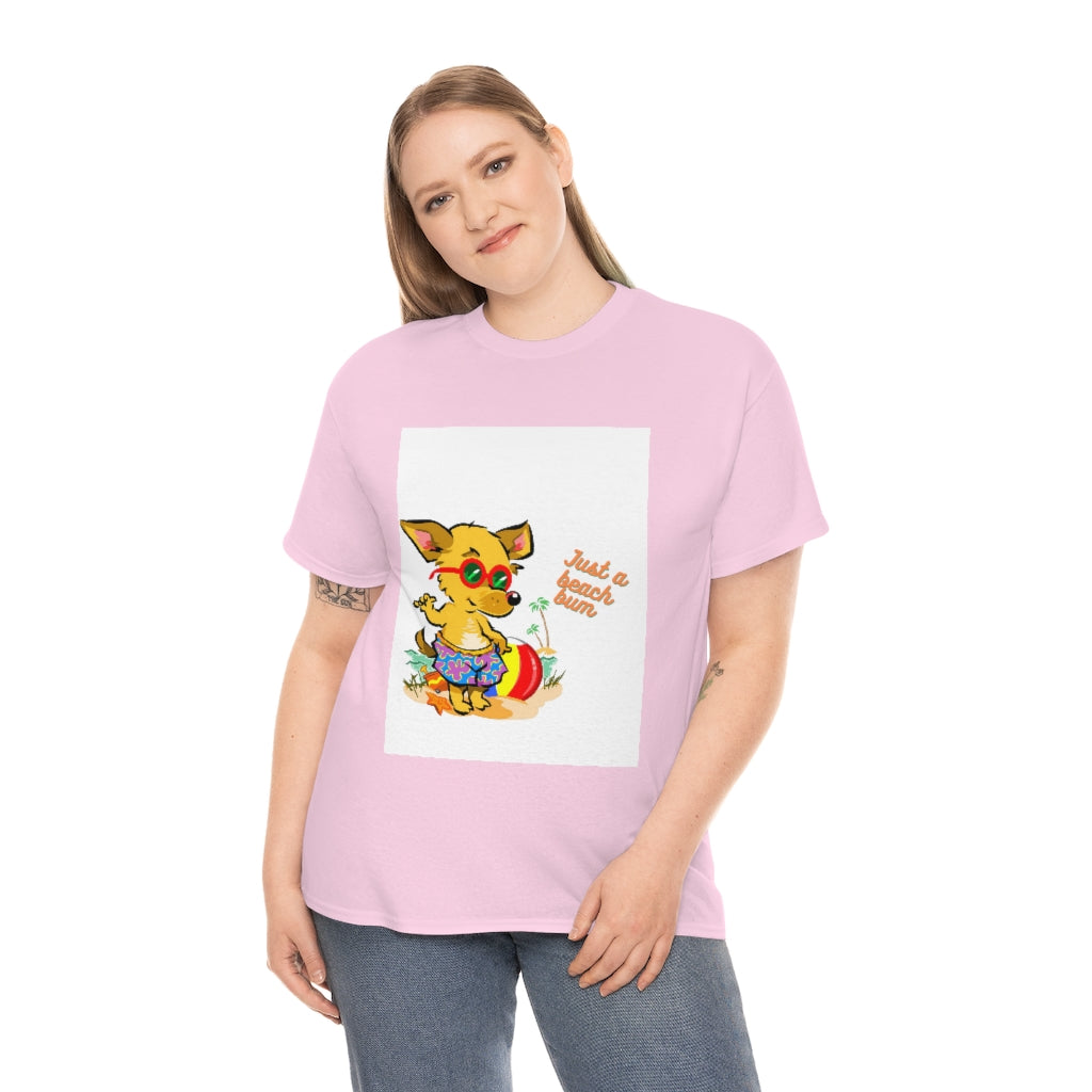 Just A Beach Bum Unisex Heavy Cotton Tee