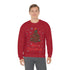 Merry Christmas Tree Unisex Heavy Blend™ Crewneck Sweatshirt