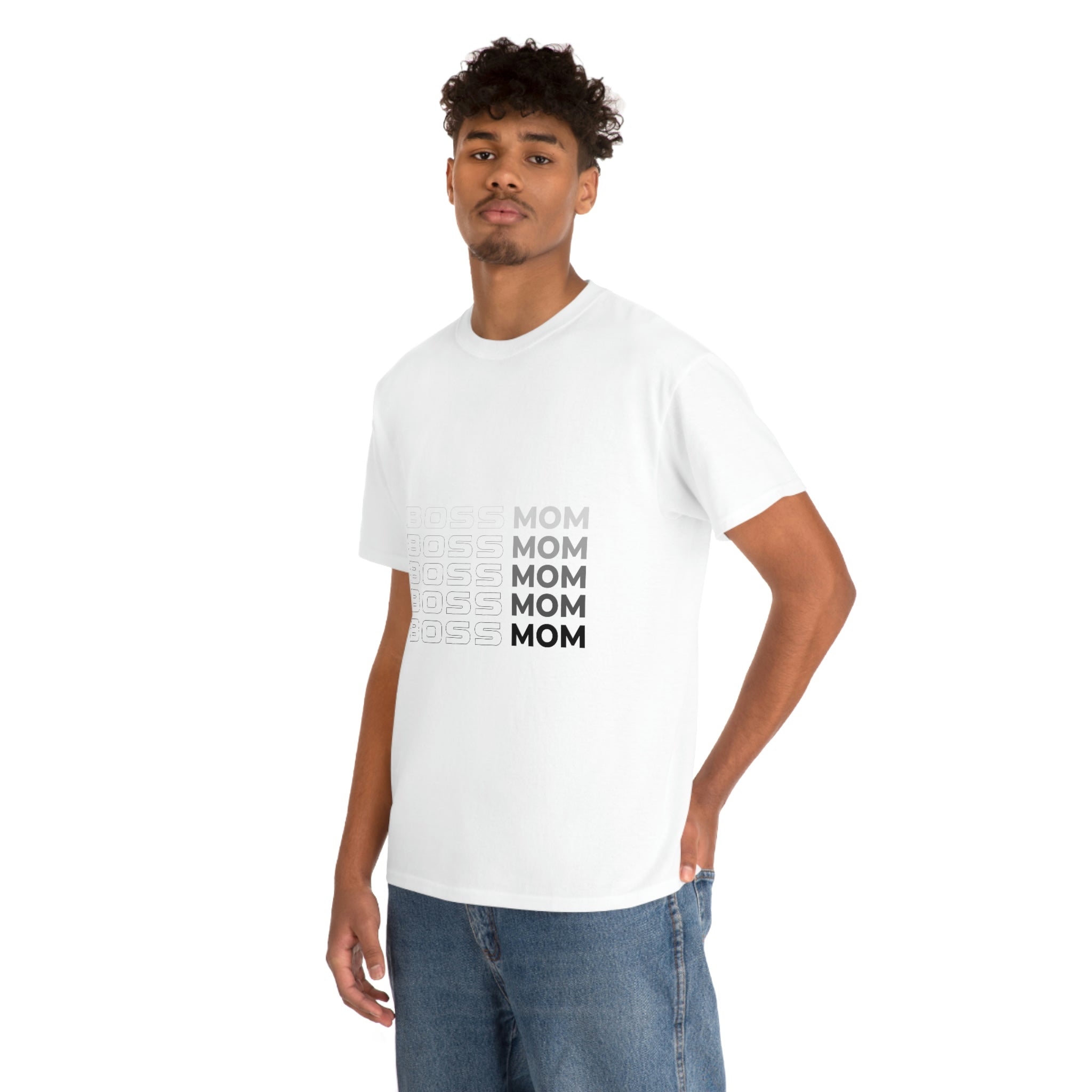 Boss Mom Unisex Heavy Cotton Tee