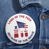 Memorial Day Land Of The Brave Pin Buttons