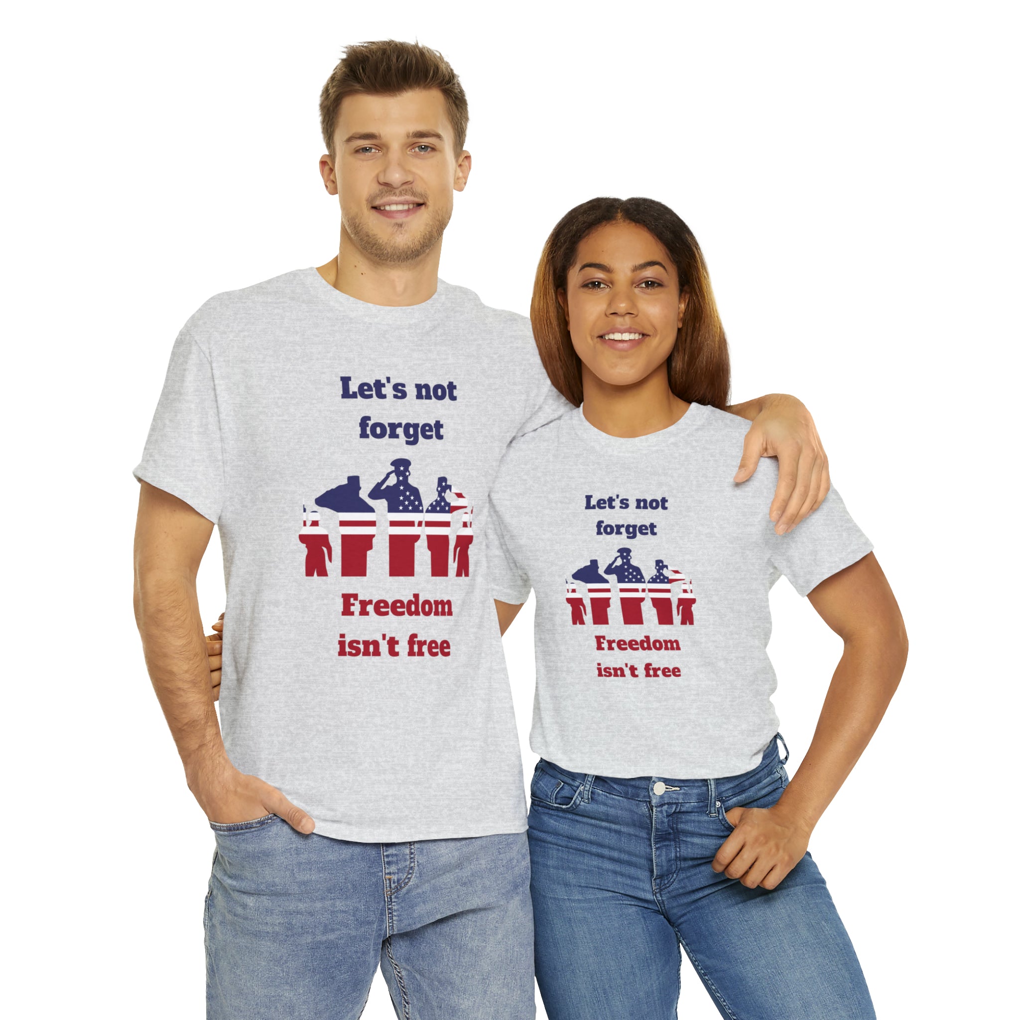 Memorial Day Freedom Is Not Free Unisex Heavy Cotton Tee