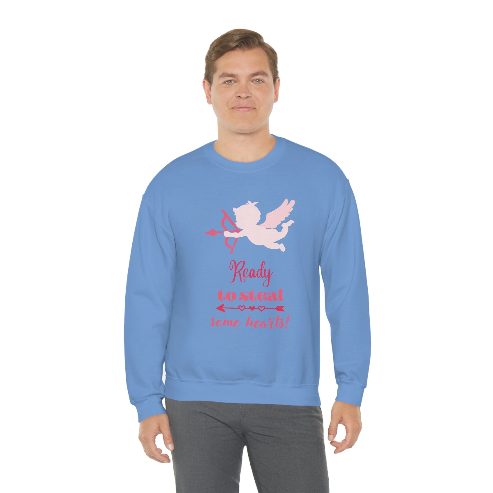 Ready To Steal Some Hearts!! Unisex Heavy Blend™ Crewneck Sweatshirt