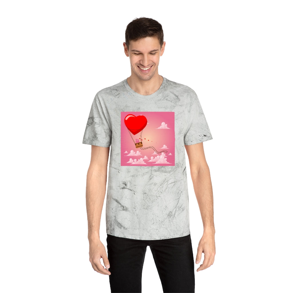 Happy Valentine's Day Unisex Color Blast T-Shirt