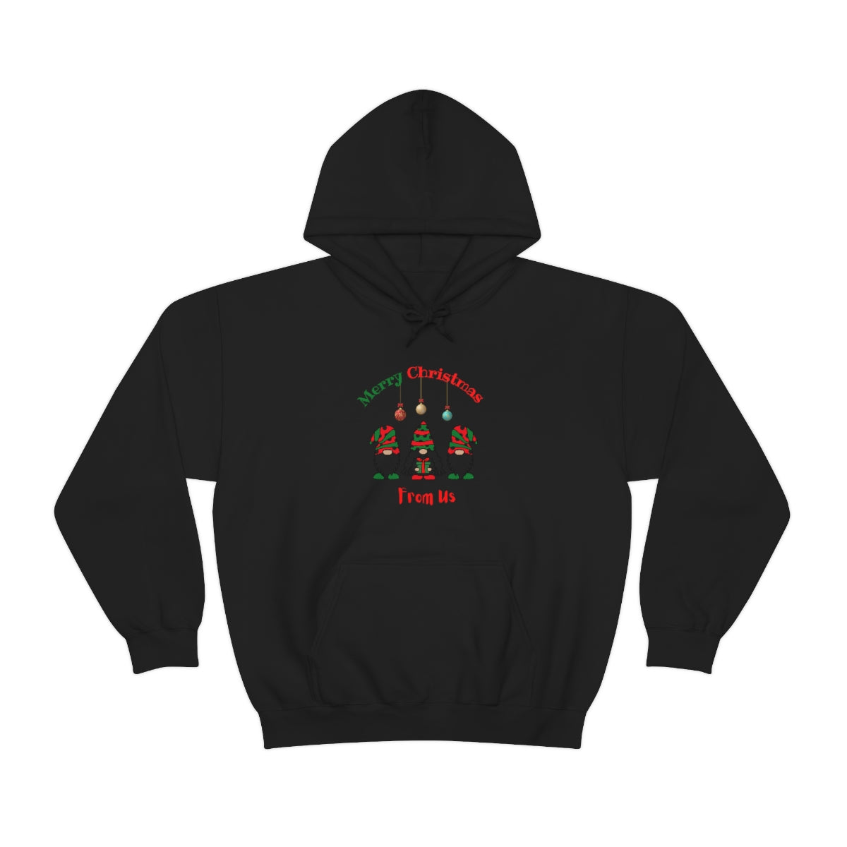 Gnomes Merry Christmas  Unisex Heavy Blend™ Hooded Sweatshirt