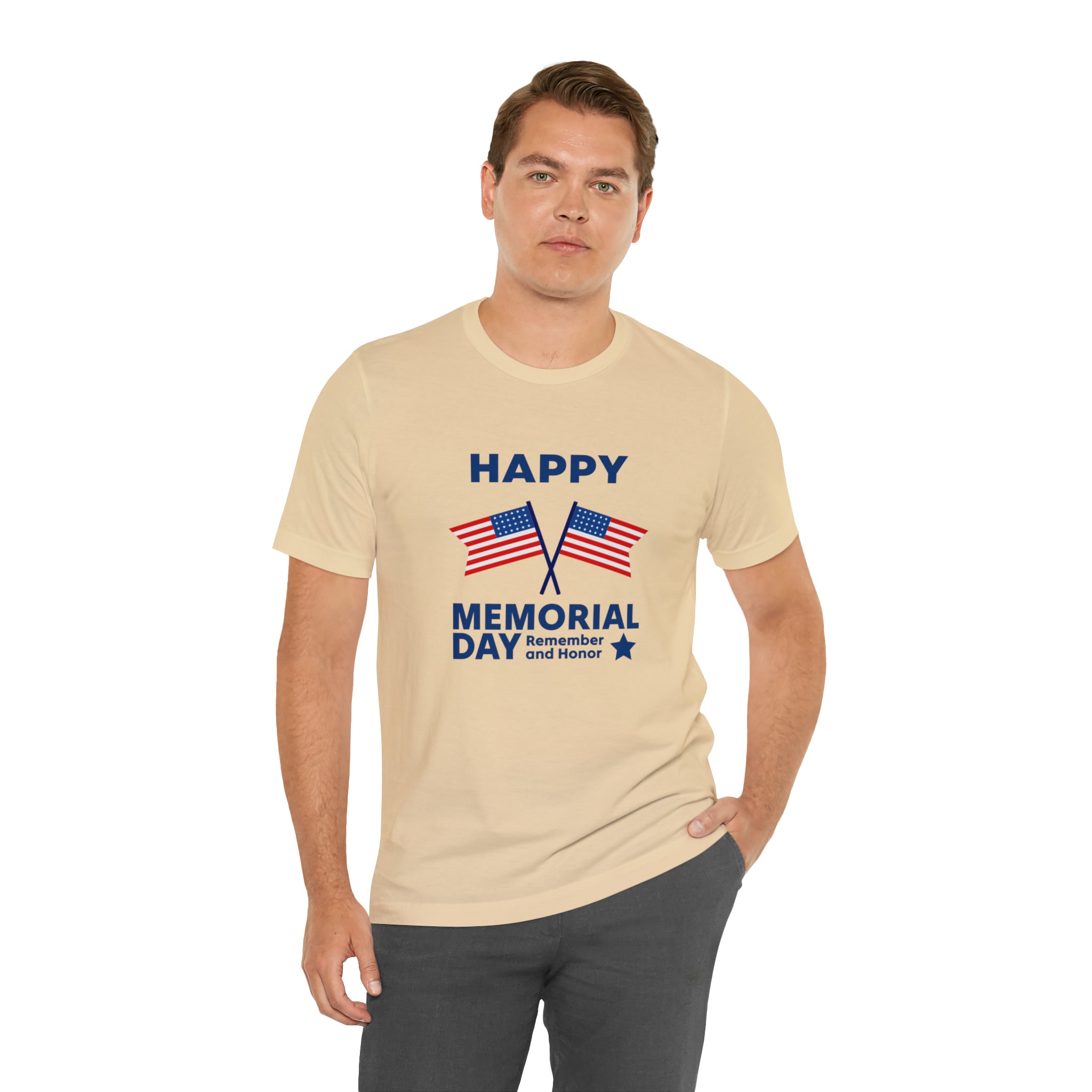Happy Memorial Day Unisex Jersey Short Sleeve Tee