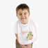 Gnome Happy Spring Baby Contrast Trim Jersey Bib