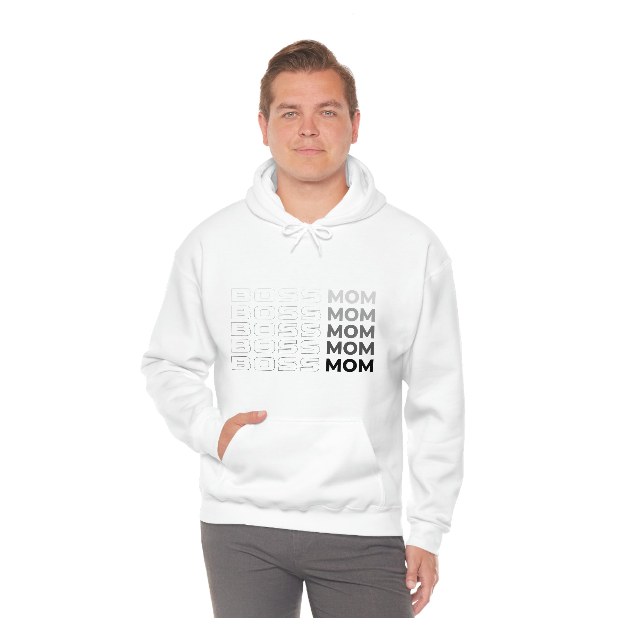 Boss Mom Unisex Heavy Blend™ Hooded Sweatshirt