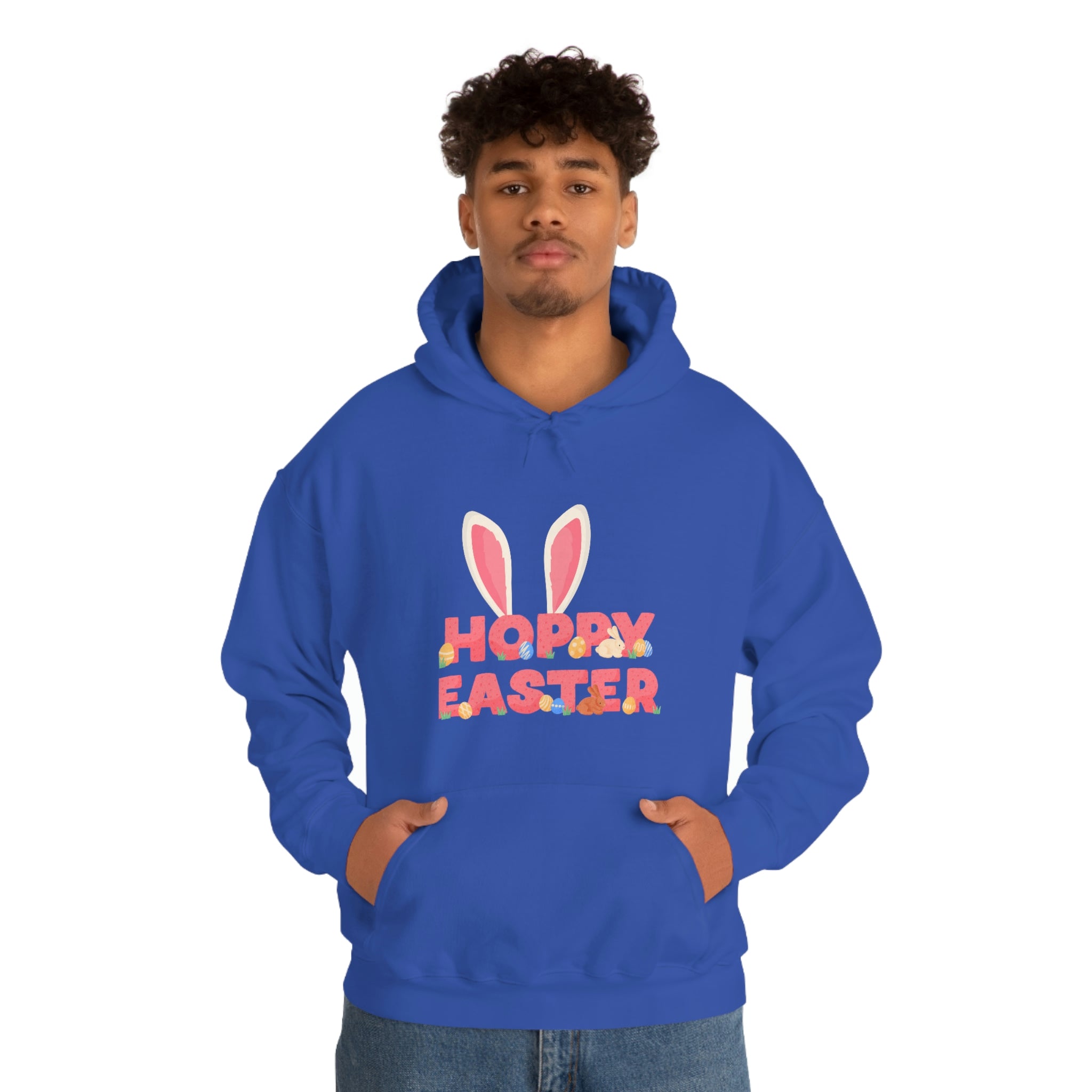 The Hoppy Easter Unisex Heavy Blend™ Hooded Sweatshirt