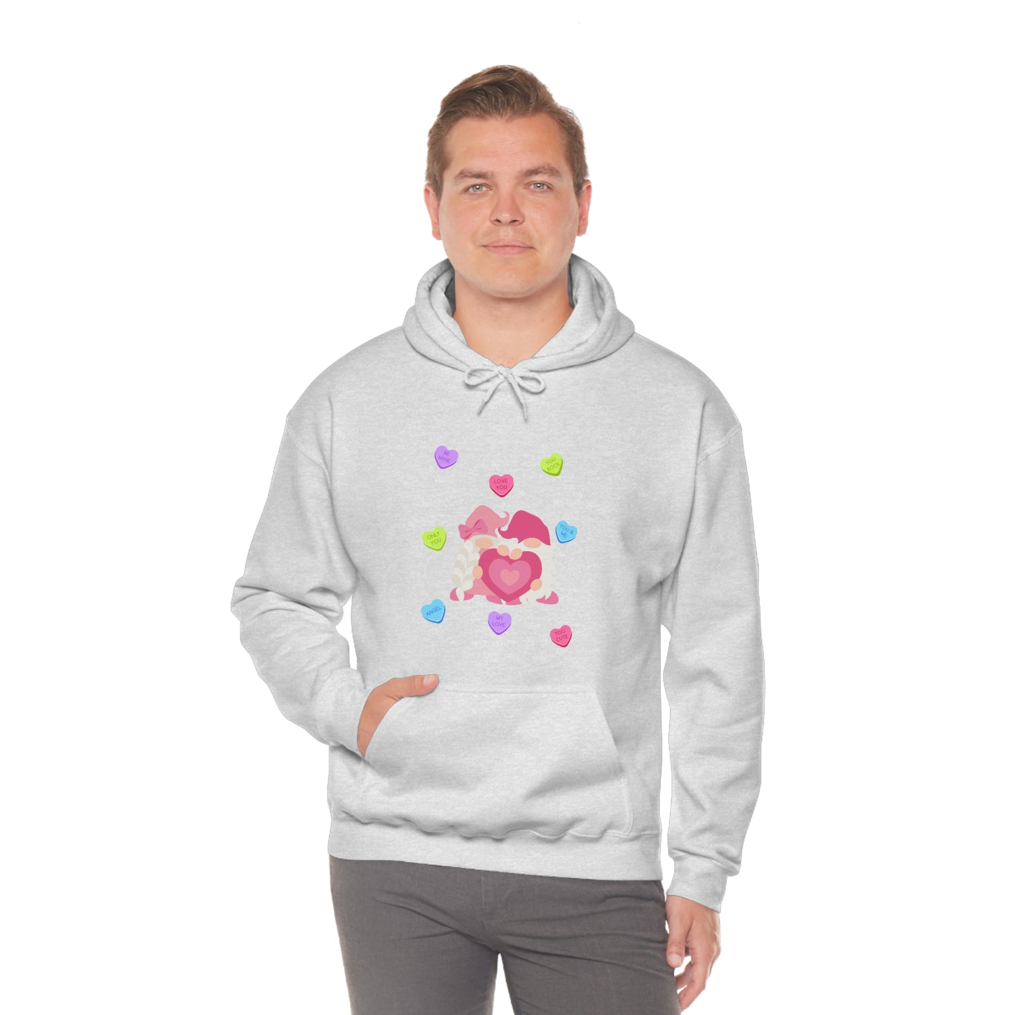 You Gnome I Love you!! Unisex Heavy Blend™ Hooded Sweatshirt