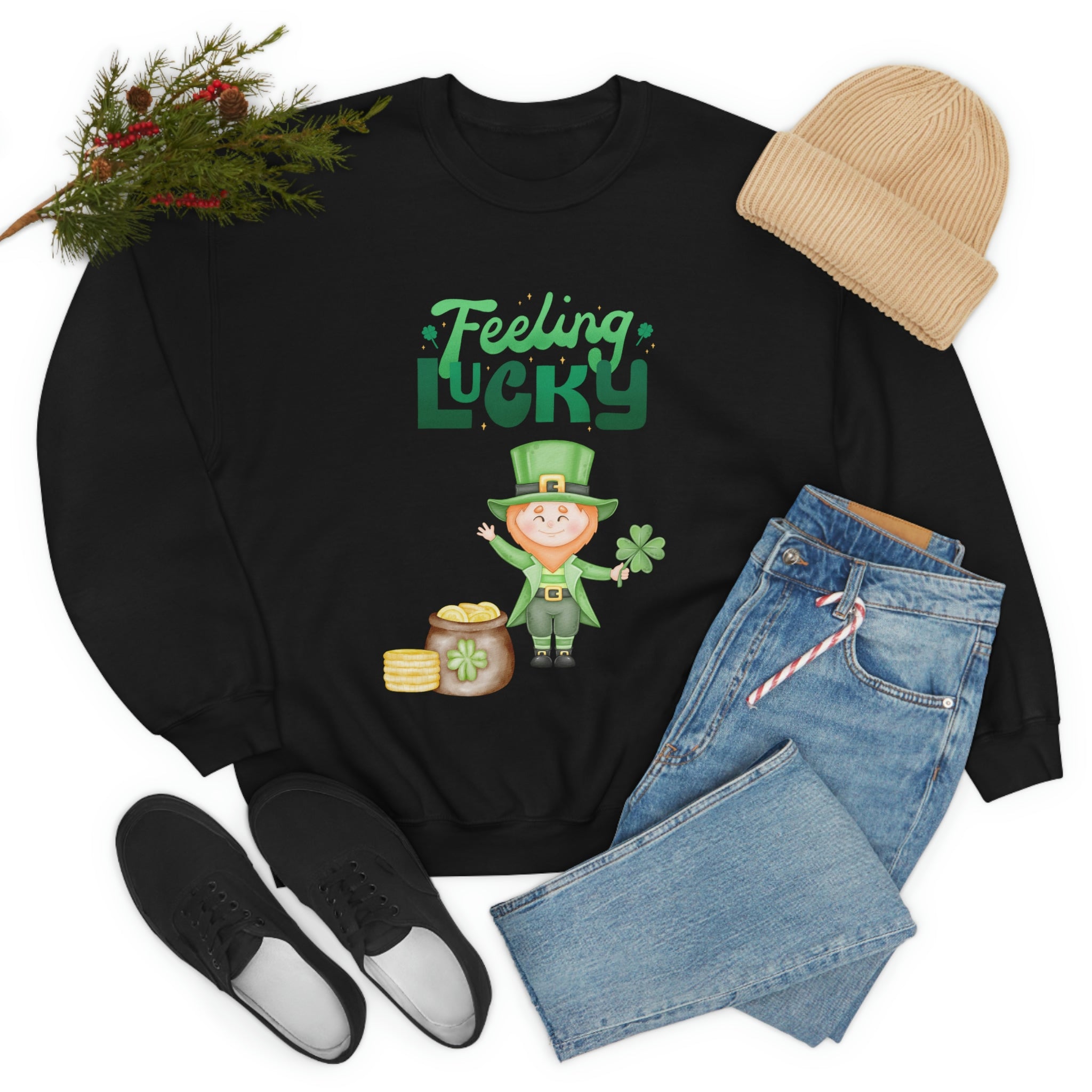 Feeling Lucky Unisex Heavy Blend™ Crewneck Sweatshirt