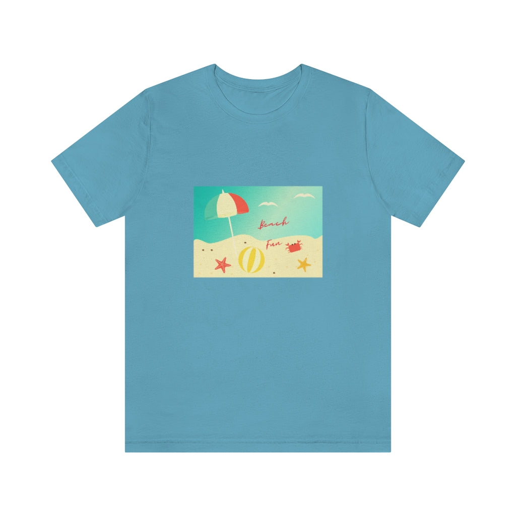 Beach Fun Unisex Jersey Short Sleeve Tee