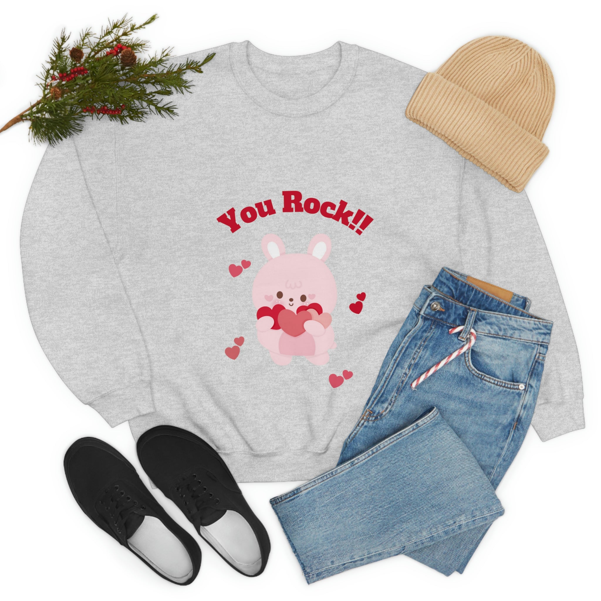 You Rock Unisex Heavy Blend™ Crewneck Sweatshirt