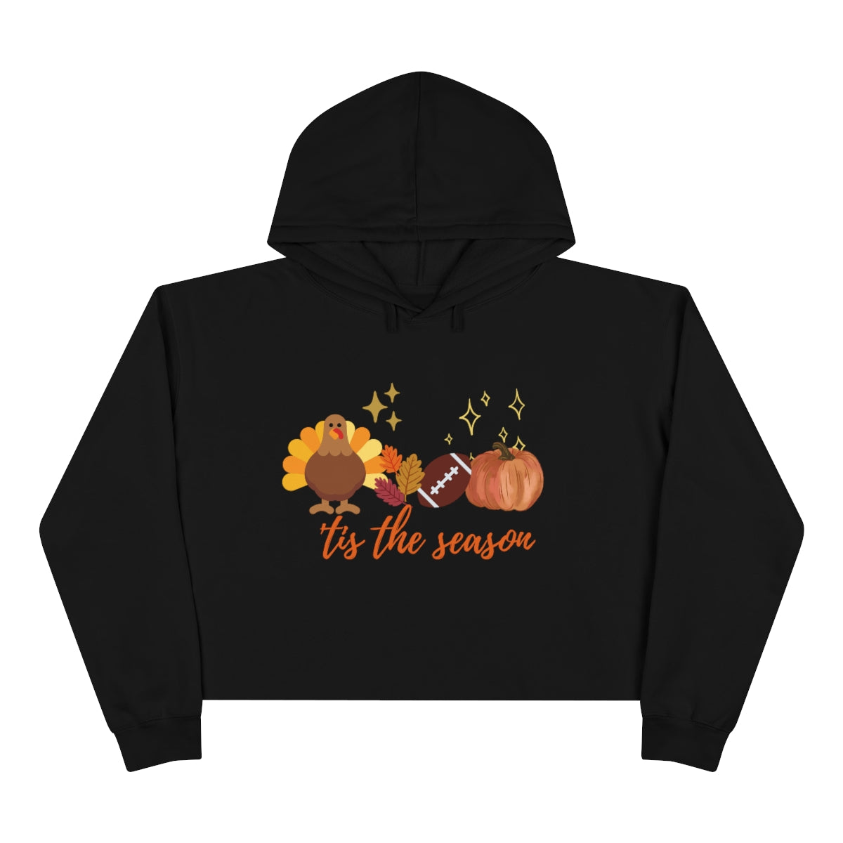 'Tis the Season Crop Hoodie