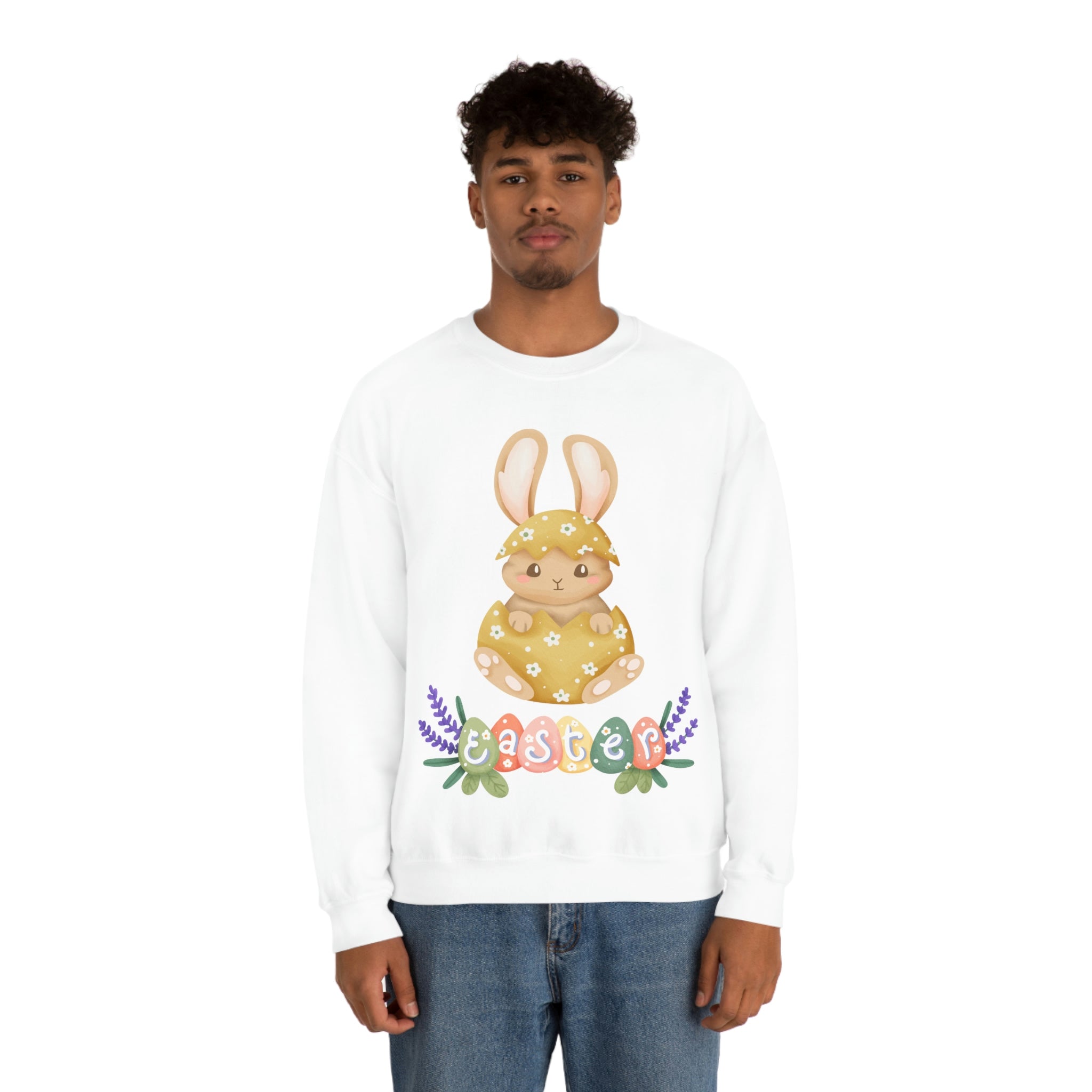 Easter Hunt Is On Unisex Heavy Blend™ Crewneck Sweatshirt