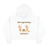Egg Easter Partner Crop Hoodie