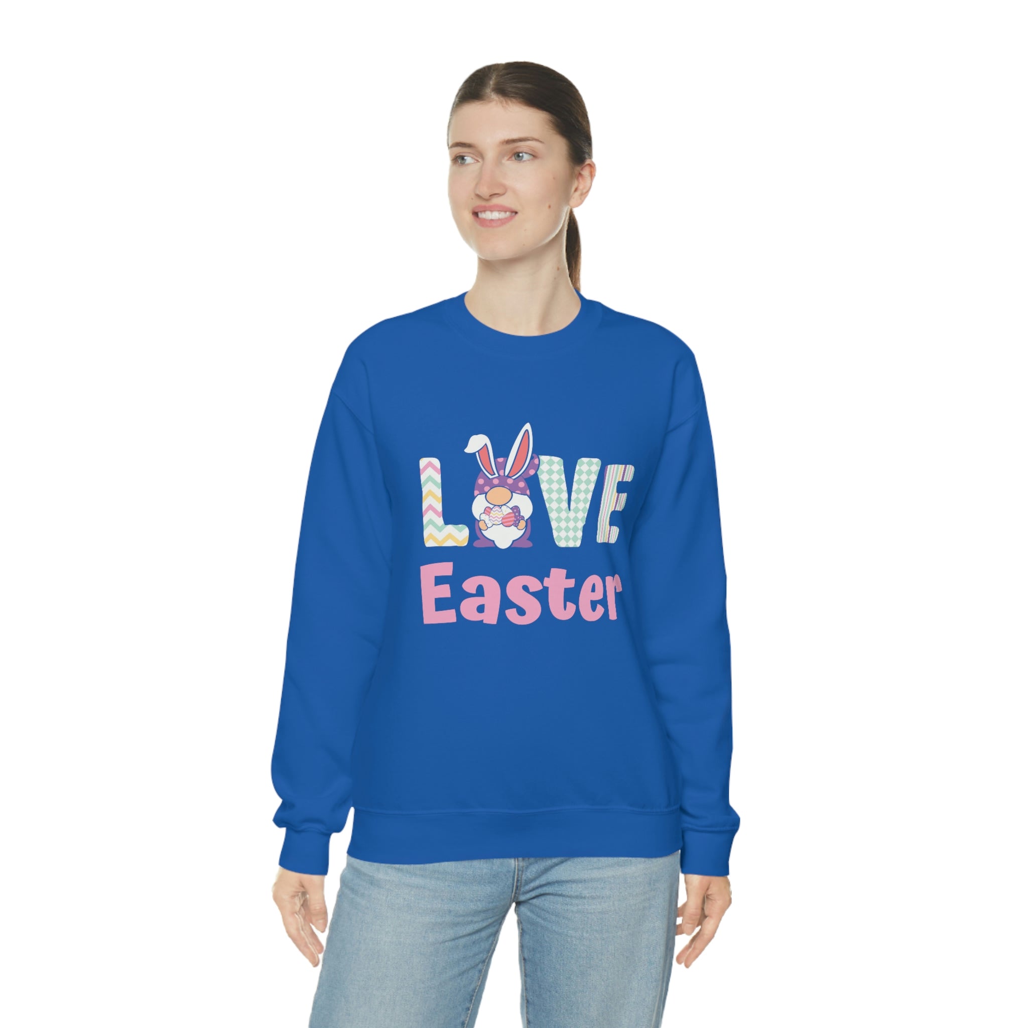 Gnome Love Easter Unisex Heavy Blend™ Crewneck Sweatshirt