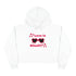 Love Is Blind!!! Crop Hoodie