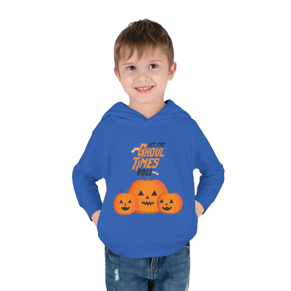 Let The Ghoul Times Roll Toddler Pullover Fleece Hoodie
