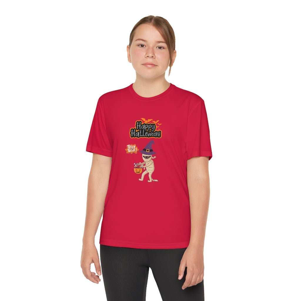 Happy Halloween Mummy Youth Competitor Tee