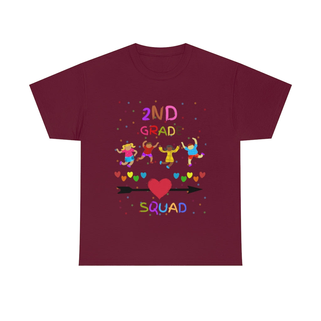 2nd Grade Squad Unisex Heavy Cotton Tee