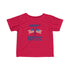 Happy Memorial Day Infant Fine Jersey Tee