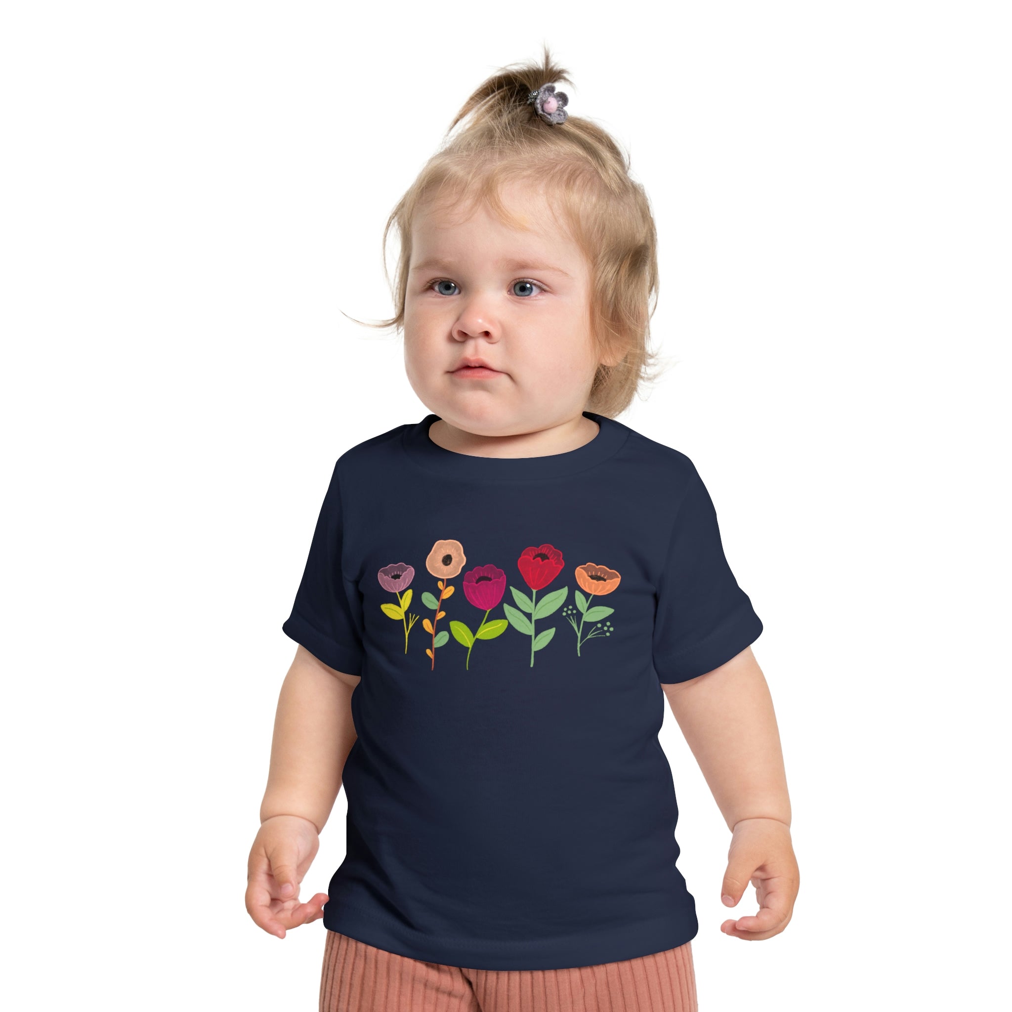 Spring Flowers Baby Short Sleeve T-Shirt