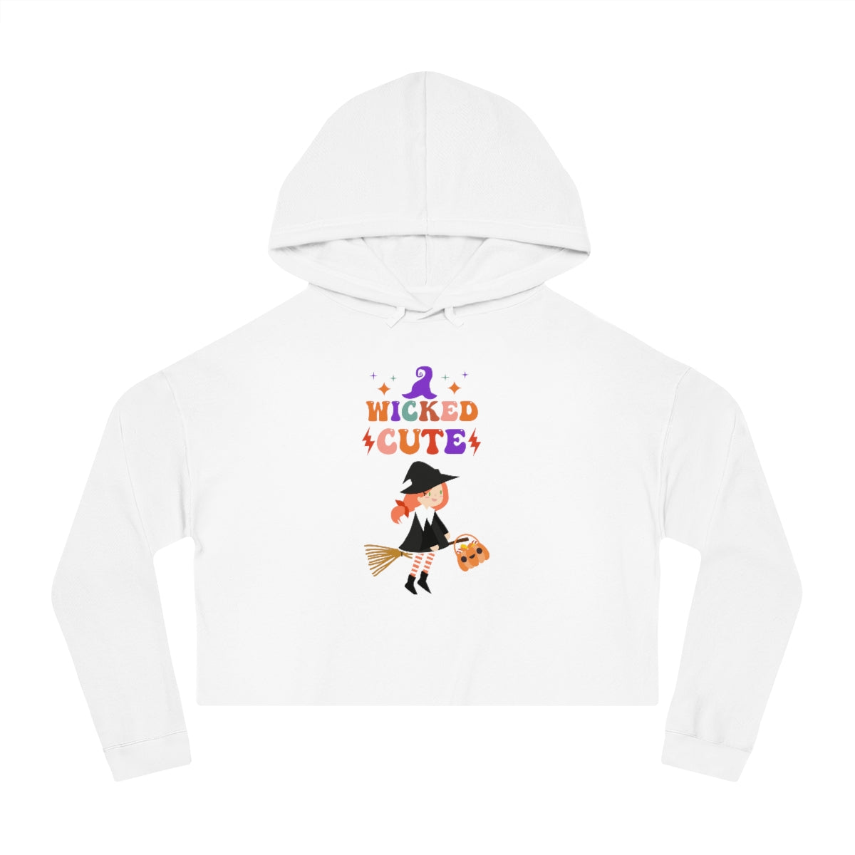 Wicked Cute Women’s Cropped Hooded Sweatshirt