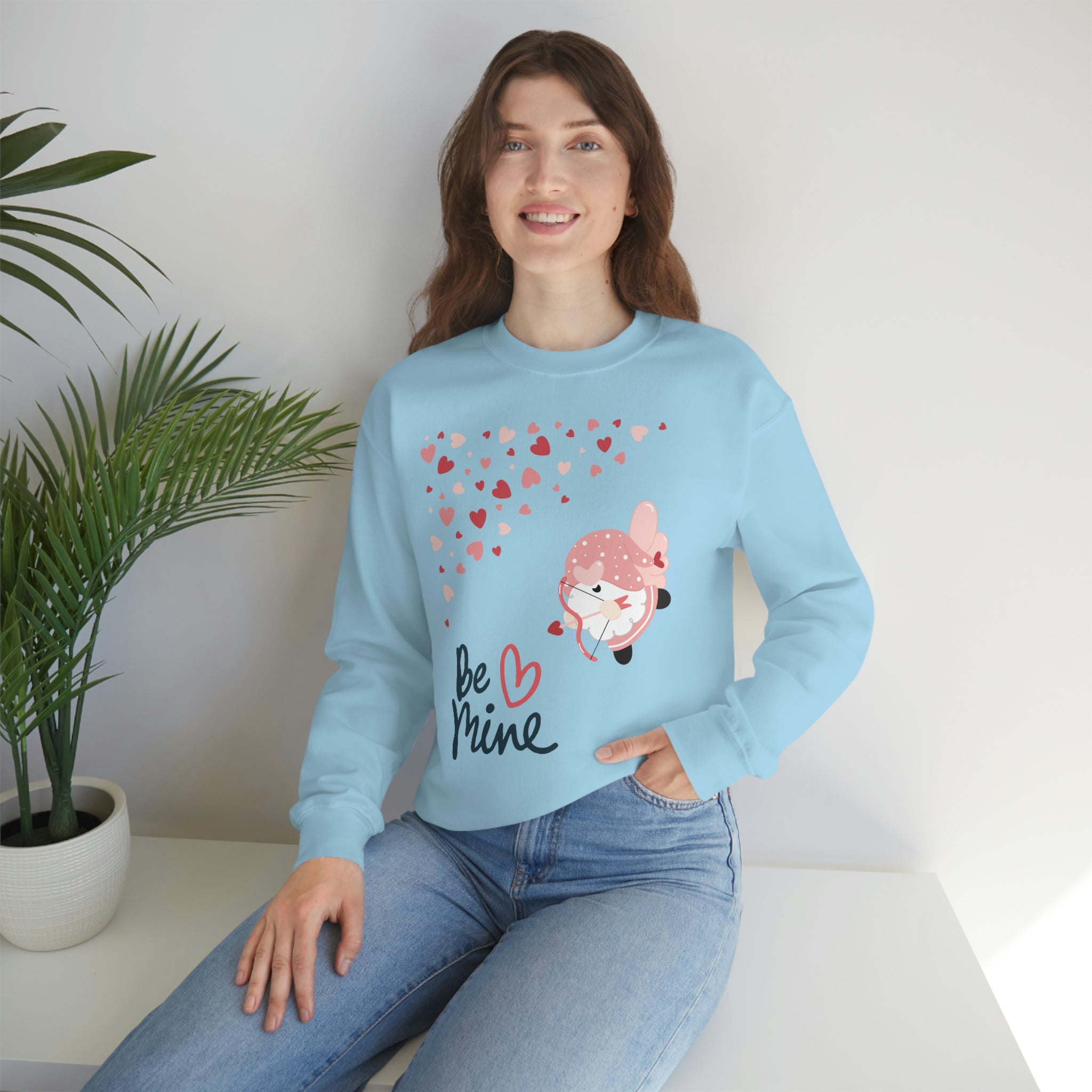 Be Mine Gnome!! Unisex Heavy Blend™ Crewneck Sweatshirt