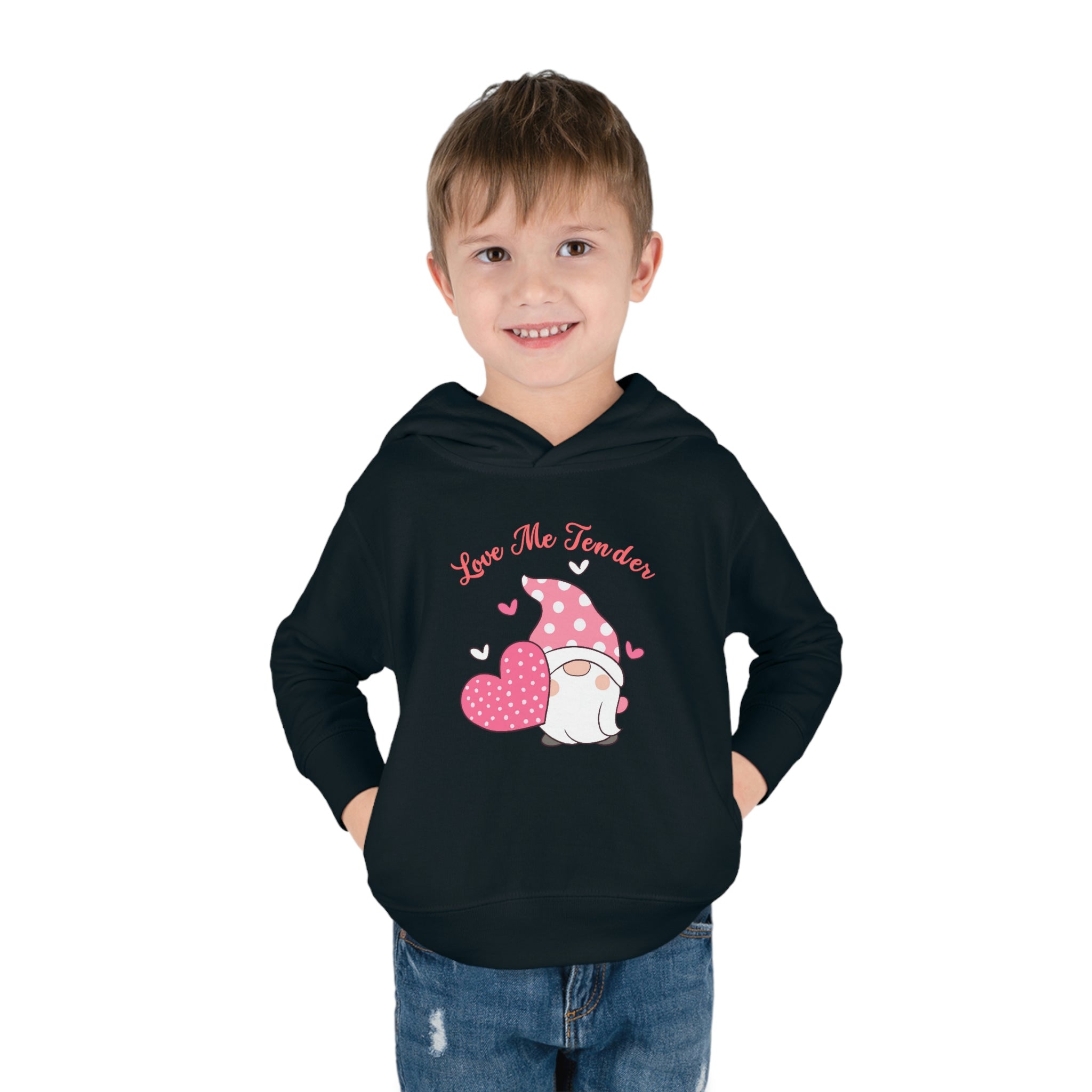 Love Me Tender Toddler Pullover Fleece Hoodie