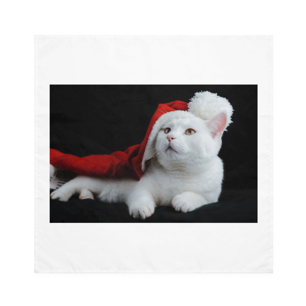 Christmas Kitty Napkins