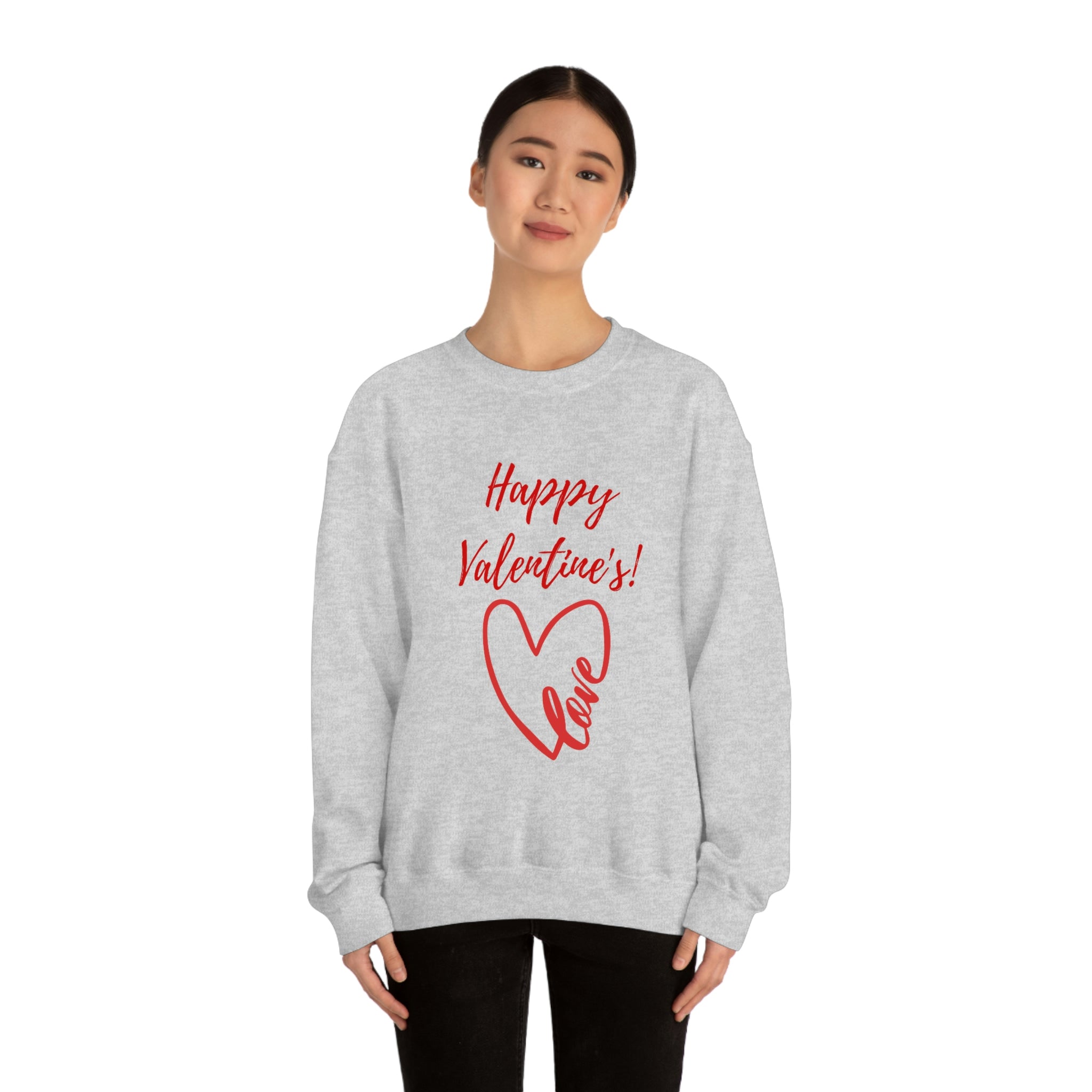 Happy Valentine's Love! Unisex Heavy Blend™ Crewneck Sweatshirt