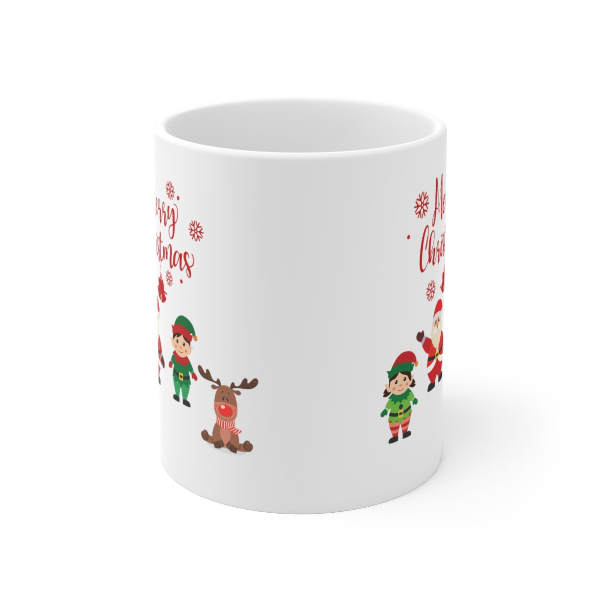 Merry Christmas From Santa & Helpers ceramic Mug 11oz