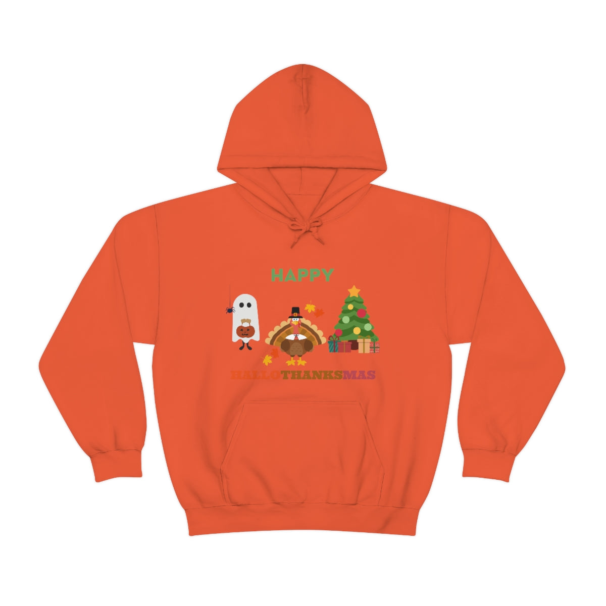 Happy Hallothanksmas Unisex Heavy Blend™ Hooded Sweatshirt