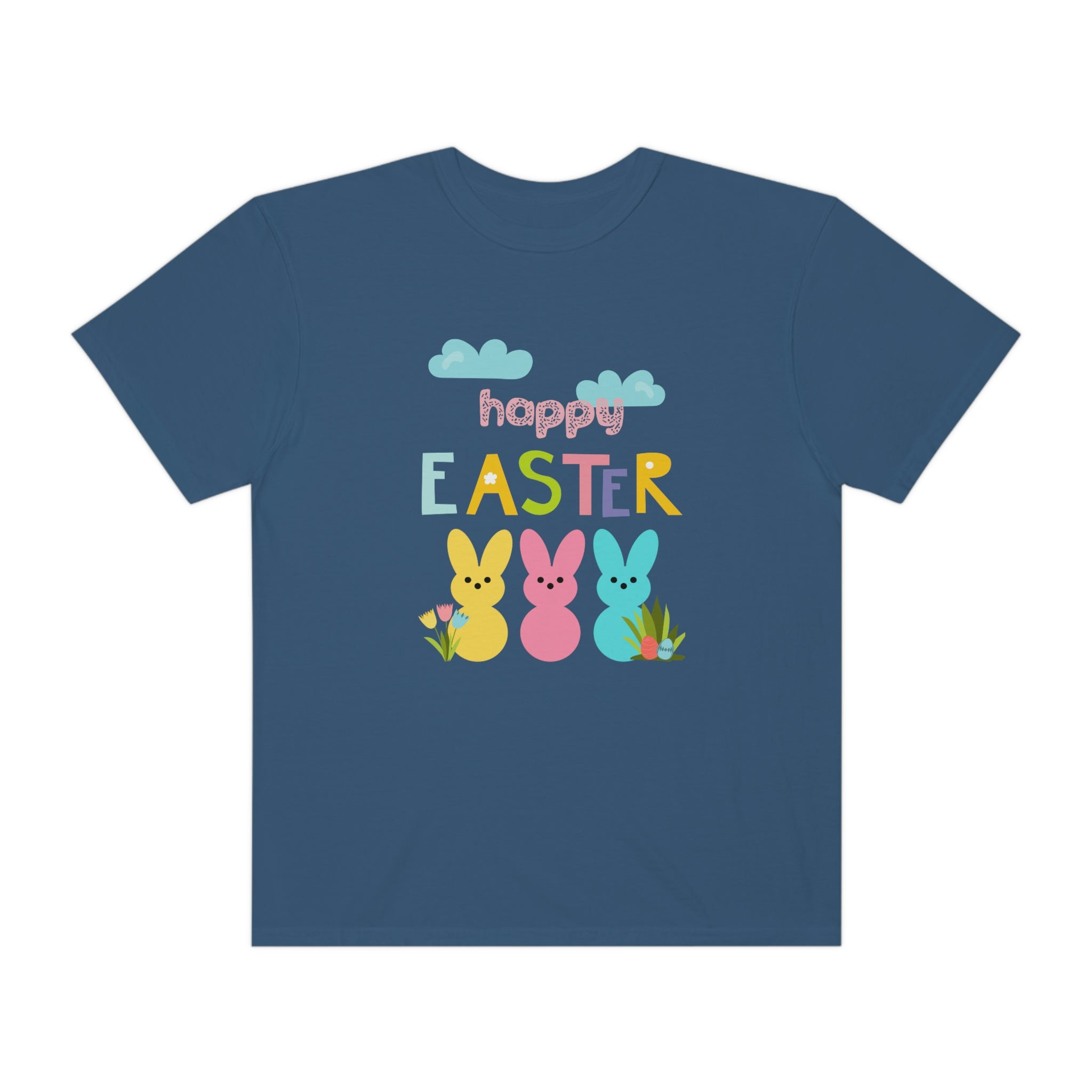 Happy Easter Bunny Unisex Garment-Dyed T-shirt